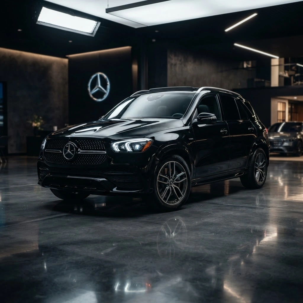 Mercedes Benz GLE 450 luxury SUV rental in Bucharest Romania